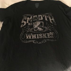 Torrid Black “Smooth as Whiskey” tee